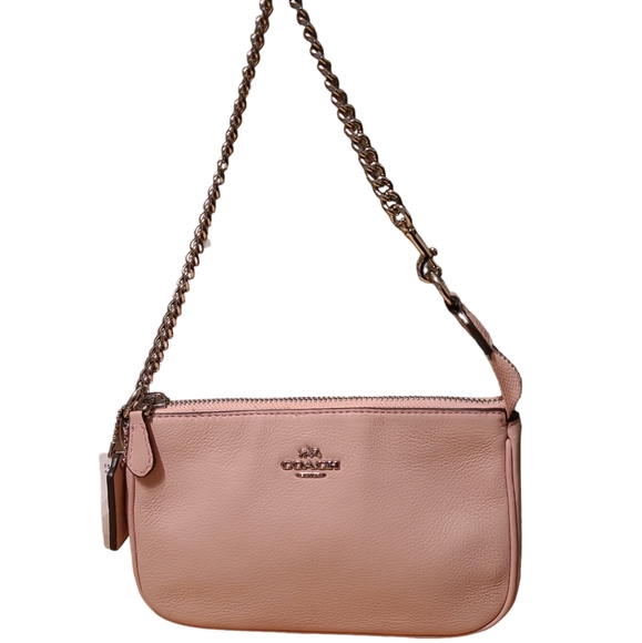 NWT Coach pink pebble leather bag - Picture 3 of 8